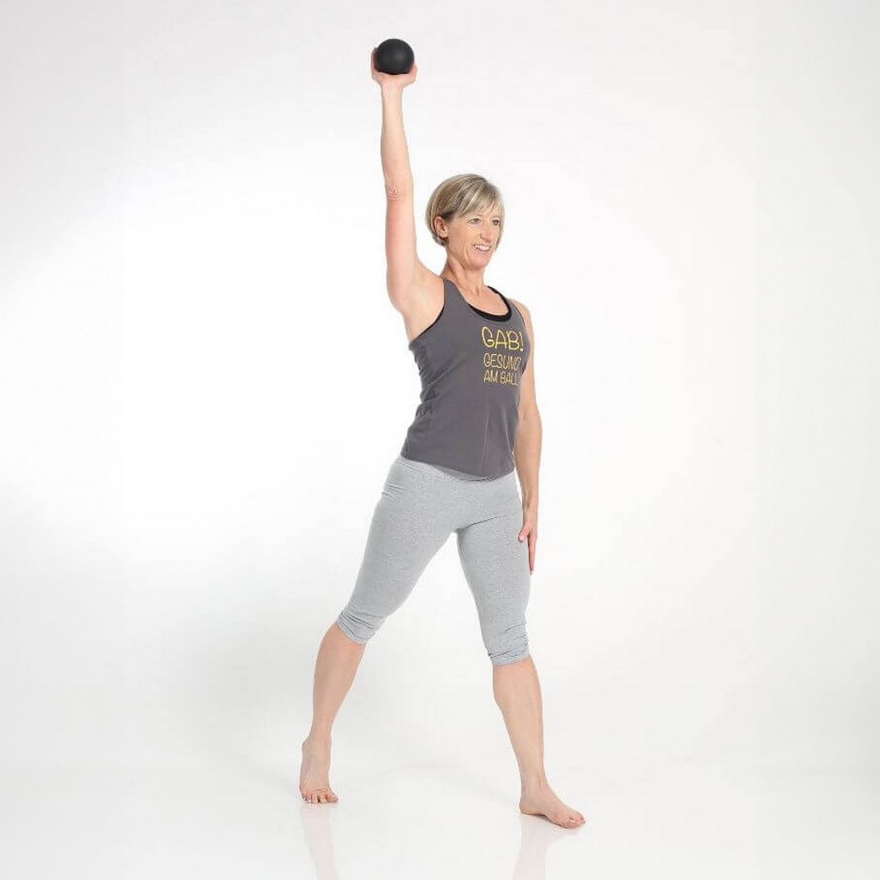 Утяжеленный мяч 0,5кг TOGU Toning Ball 400673 желтый