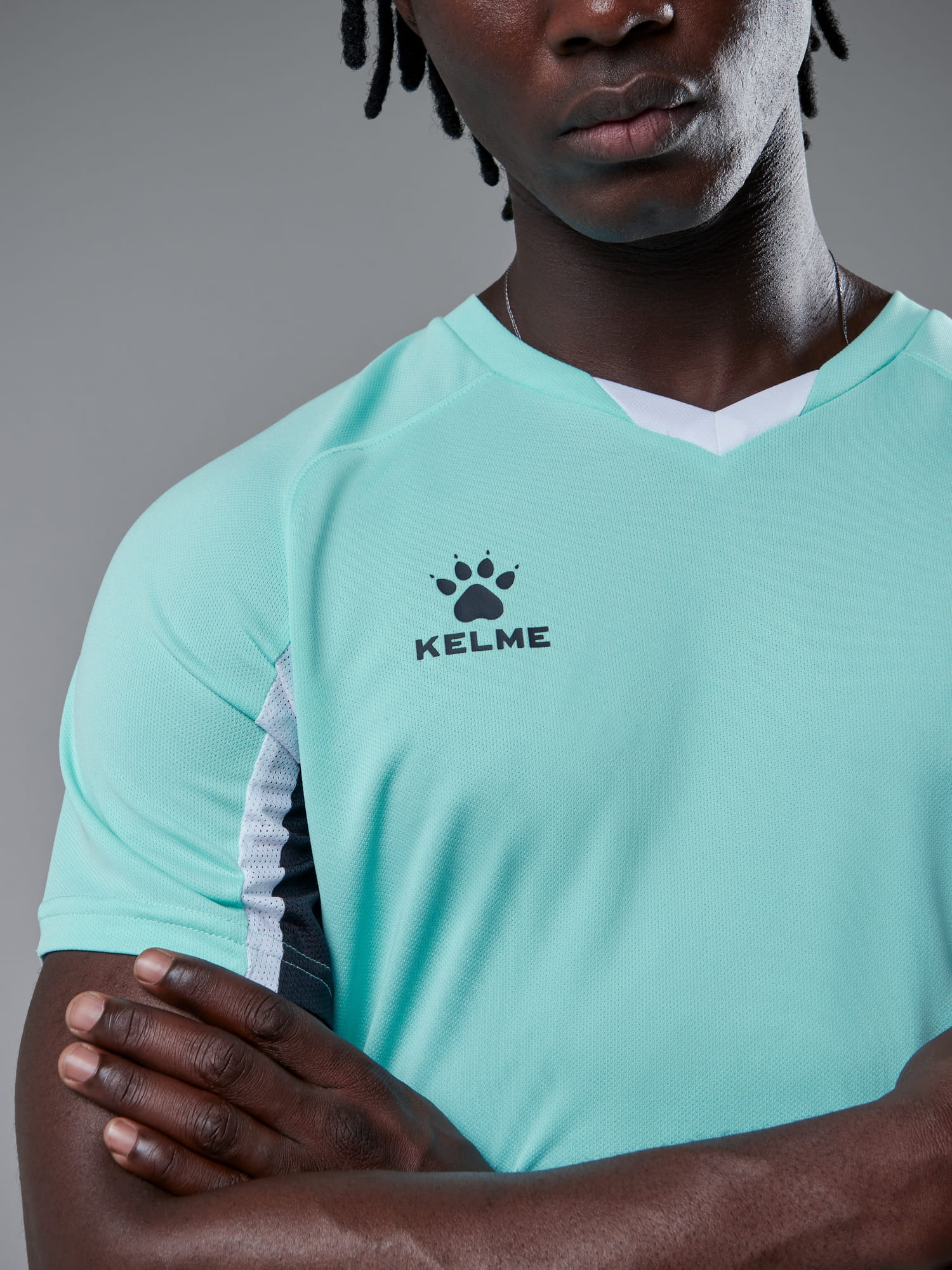 Футбольная форма Kelme Short-Sleeved Football Suit 8251ZB1002-328 Teal\Black