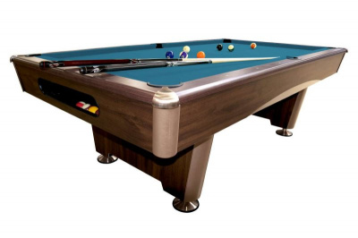 Бильярдный стол для пула Dynamic Billard Triumph 8 ф (коричневый) в комплекте, аксессуары + сукно 55.071.08.0