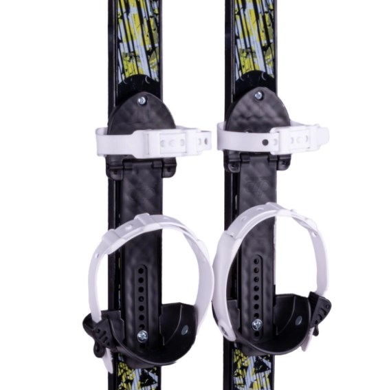 Лыжный комплект подростковый NovaSport Black с универсальным креплением