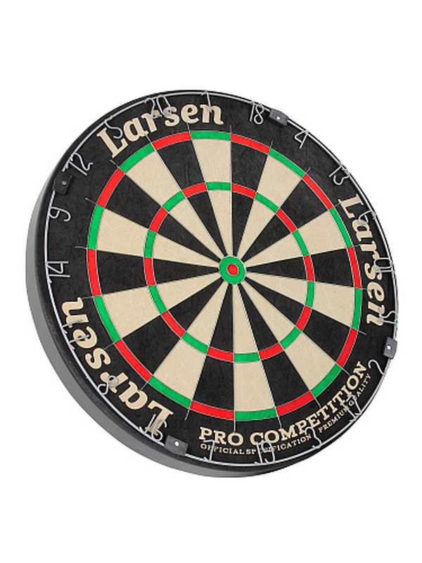 Мишень для игры в дартс, турнирная, сизаль, d45см Larsen Pro DG51001