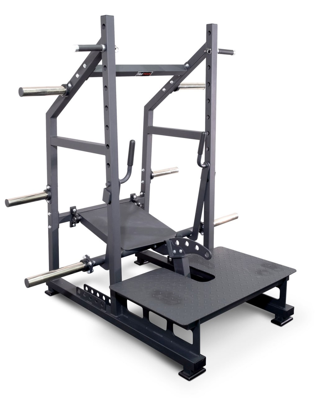 Приседания с поясом Protrain PP253 на свободных весах (колодец) | Premium Fitness