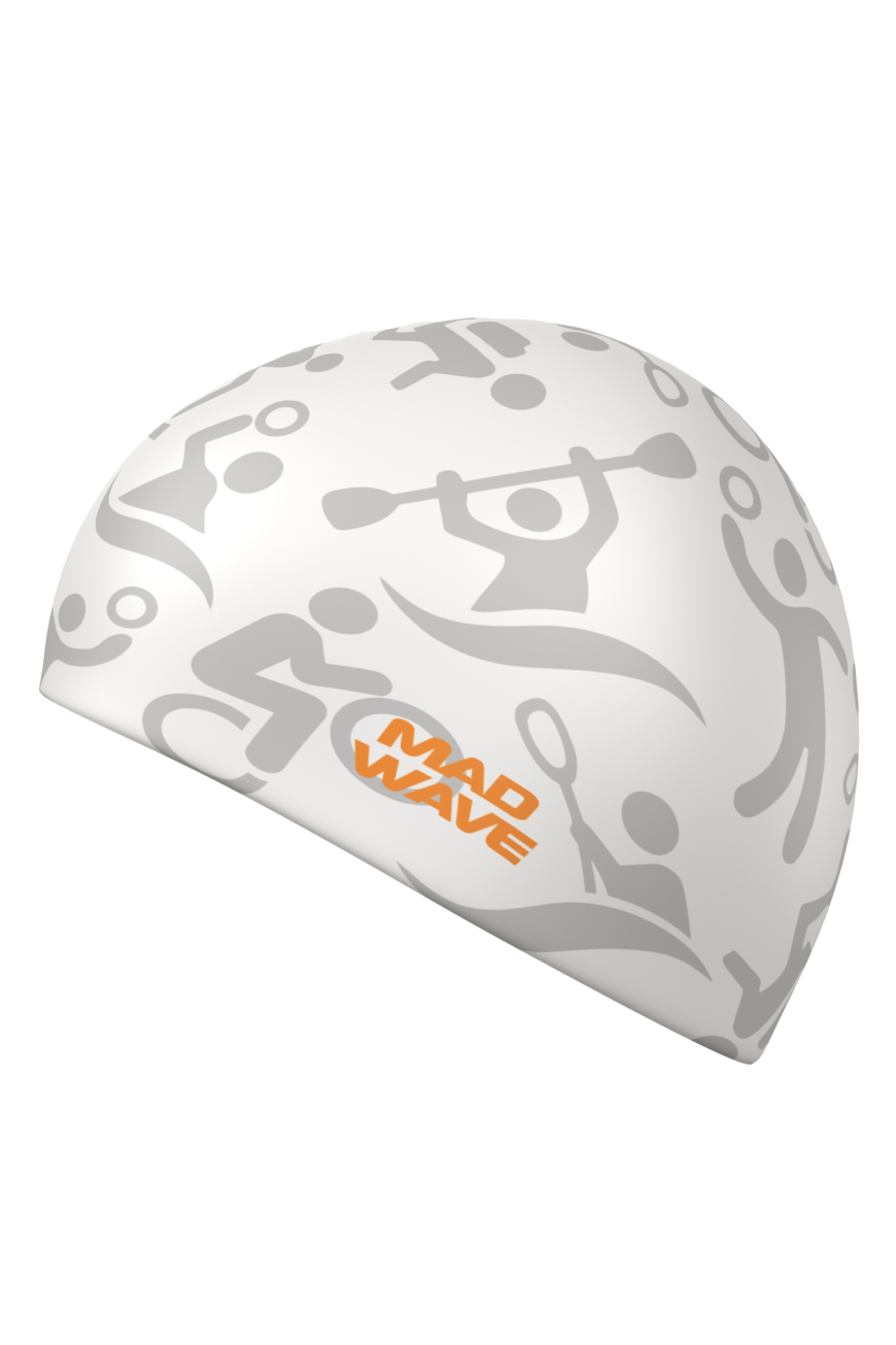 Силиконовая шапочка Mad Wave Sport M0554 19 0 02W белый