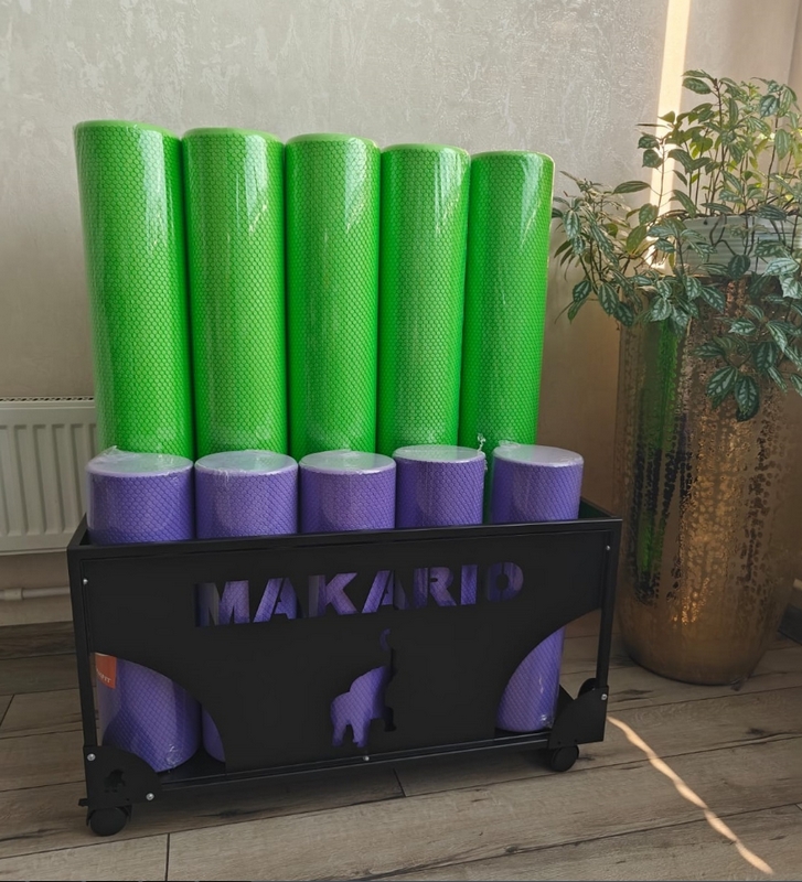 Подставка для пилатес роликов, на 15шт Makario MA-CPT