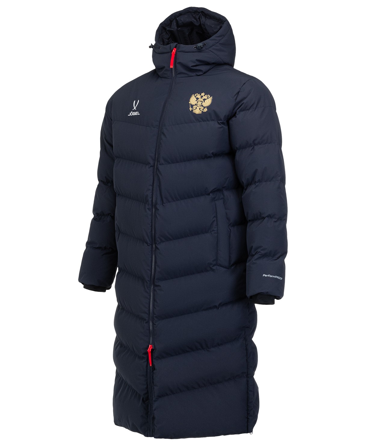 Пальто утепленное Jogel NATIONAL PerFormPROOF Padded Coat, темно-синий