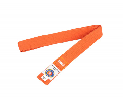 Пояс для дзюдо Clinch Judo Belt FDR C301 оранжевый