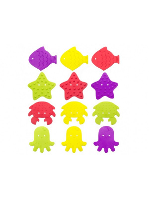 Антискользящие мини-коврики ROXY-KIDS (набор 12 шт) 207040/12