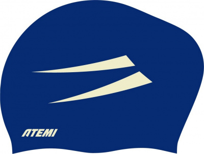 Шапочка для плавания Atemi long hair cap Shark teeth TLH1ST принт