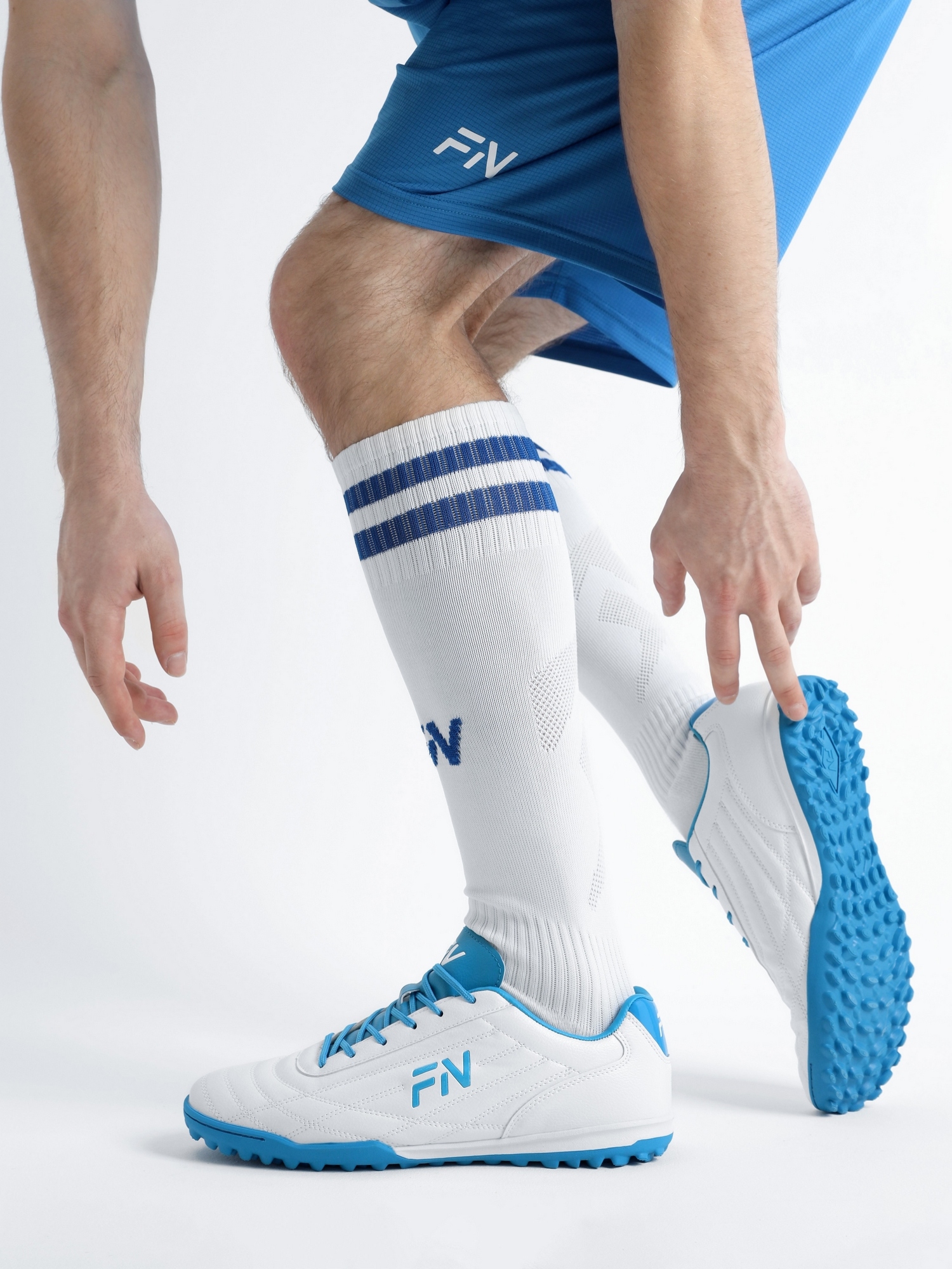 Шиповки FN Eagle (TF) FN5061001-104 White\Blue