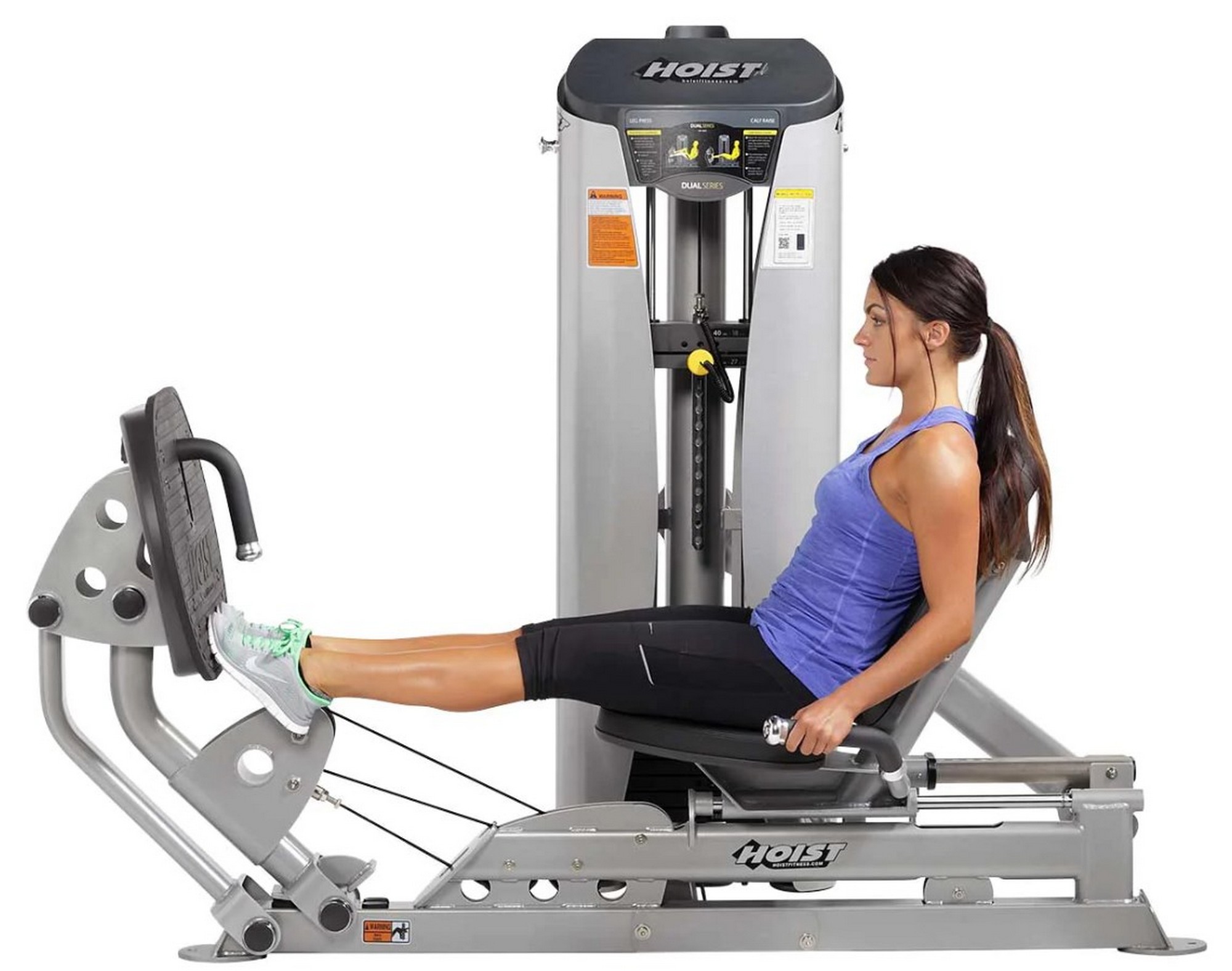 Жим ногами сидя и икроножные Hoist HD-3403 | Premium Fitness