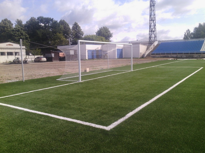 Ворота футбольные алюм. (закладные в стаканы) SportWerk SpW-AG-732-1 (732x244) шт