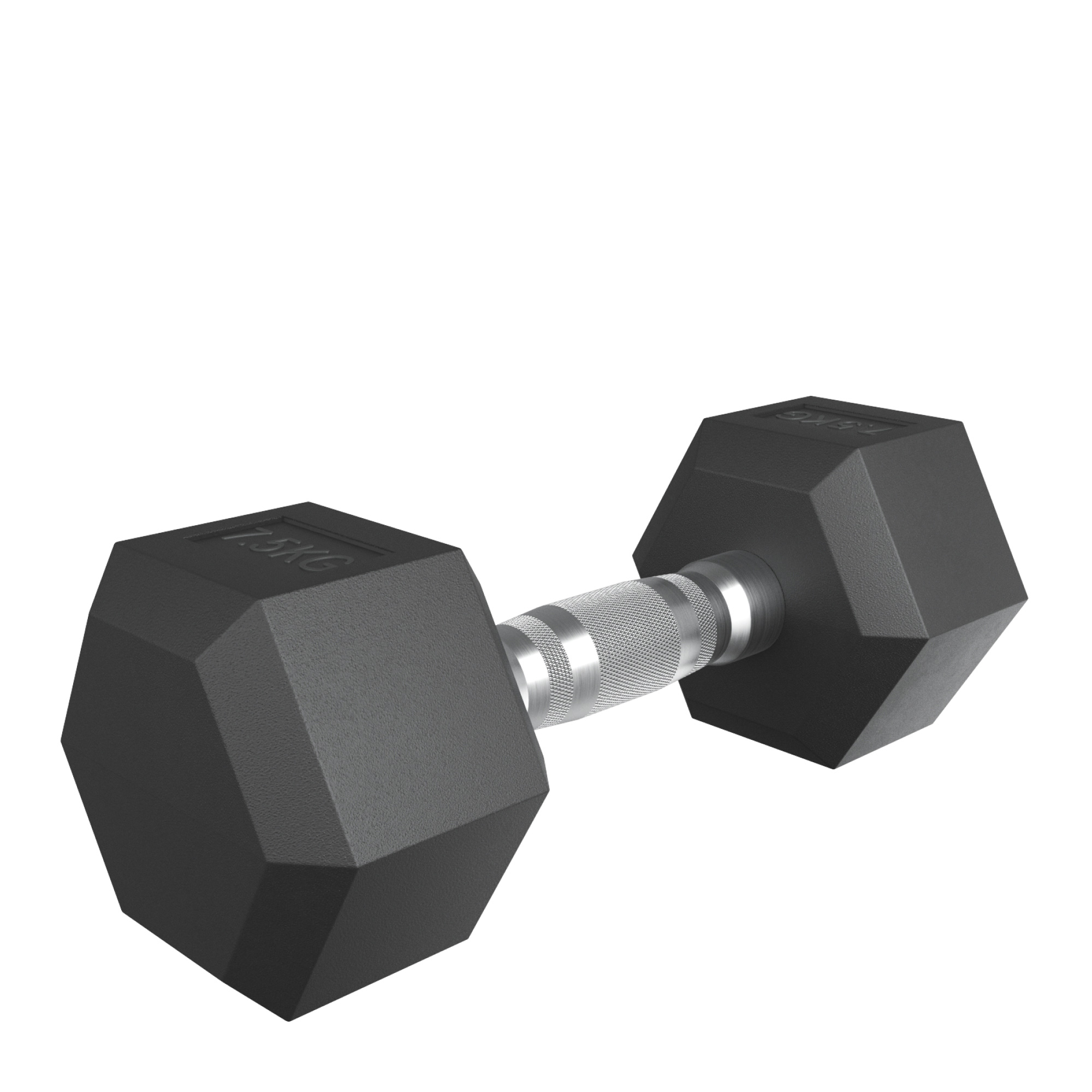 Гантель гексагональная обрезиненная 7,5 кг UnixFit DBHEX7_5x2 2 шт
