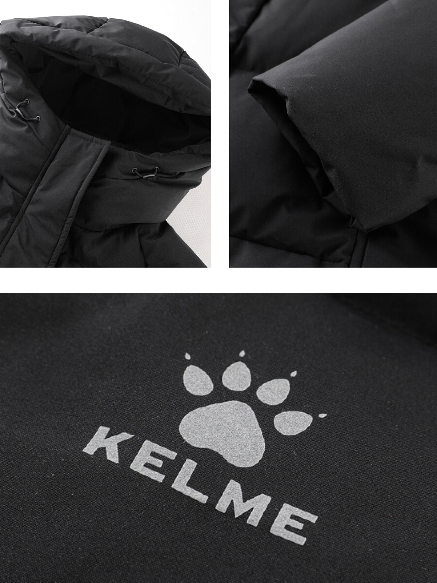 Пуховик Kelme Women's Short Down Jacket 8161YR2001-000 Black