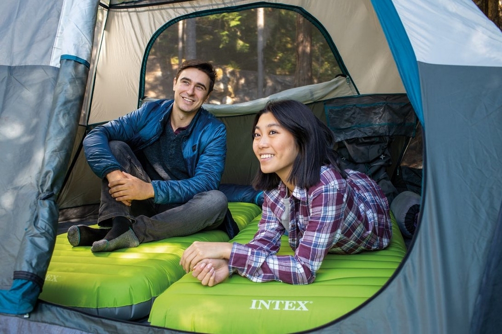 Надувной матрас 76х191х17см, до 136кг Intex Truaire Outdoor Camping 64097
