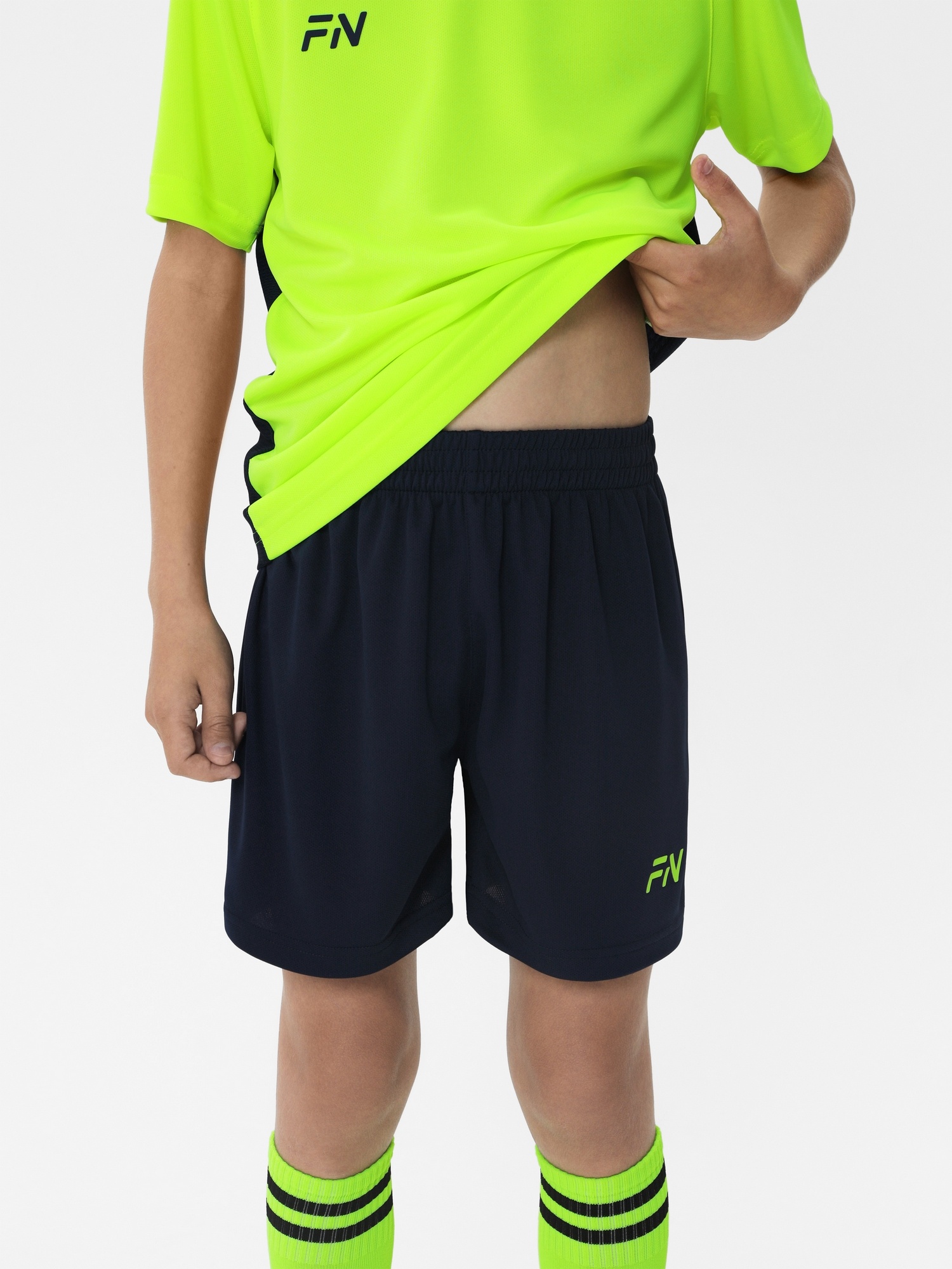 Детская футбольная форма FN Orbital Kid KFN4261019-905 Neon\Dark Blue