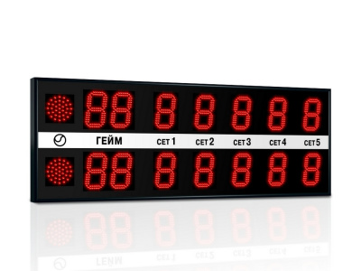 Табло для тенниса Импульс 715-L2xD15x7-S2