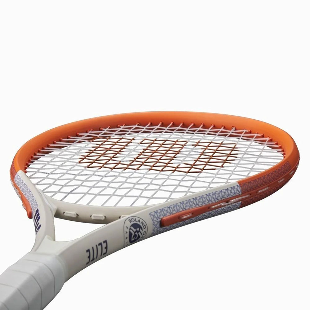 Ракетка для большого тенниса, алюминий,со струнами Wilson Roland Garros Elite Gr3 WR168410U3 оранжево-бежевый