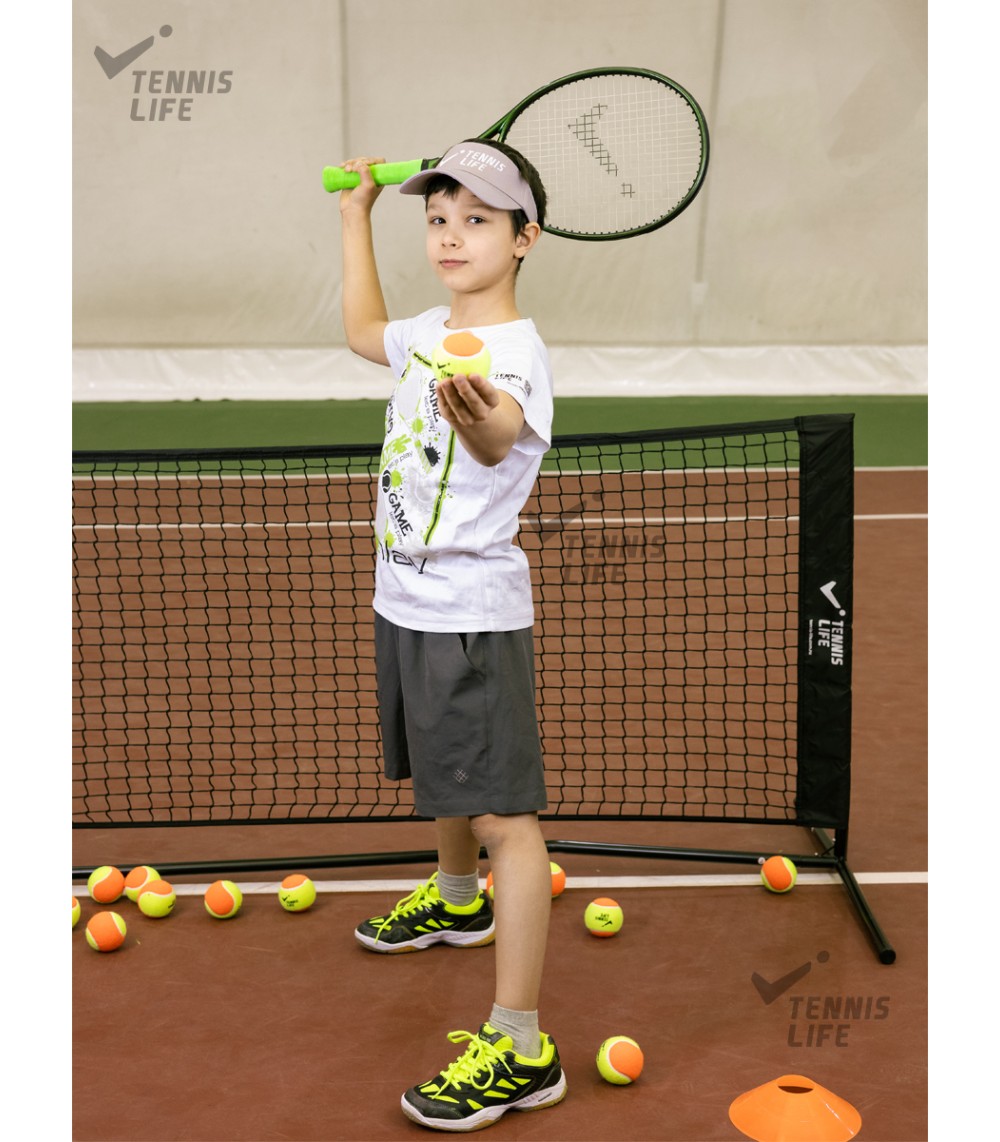 Детские мячи для тенниса 48 шт Tennis Life TL-ORANGE оранжево-желтый