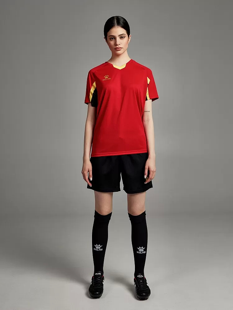 Футбольная форма Kelme Short-Sleeved Football Suit 8251ZB1002-600 Red\Black