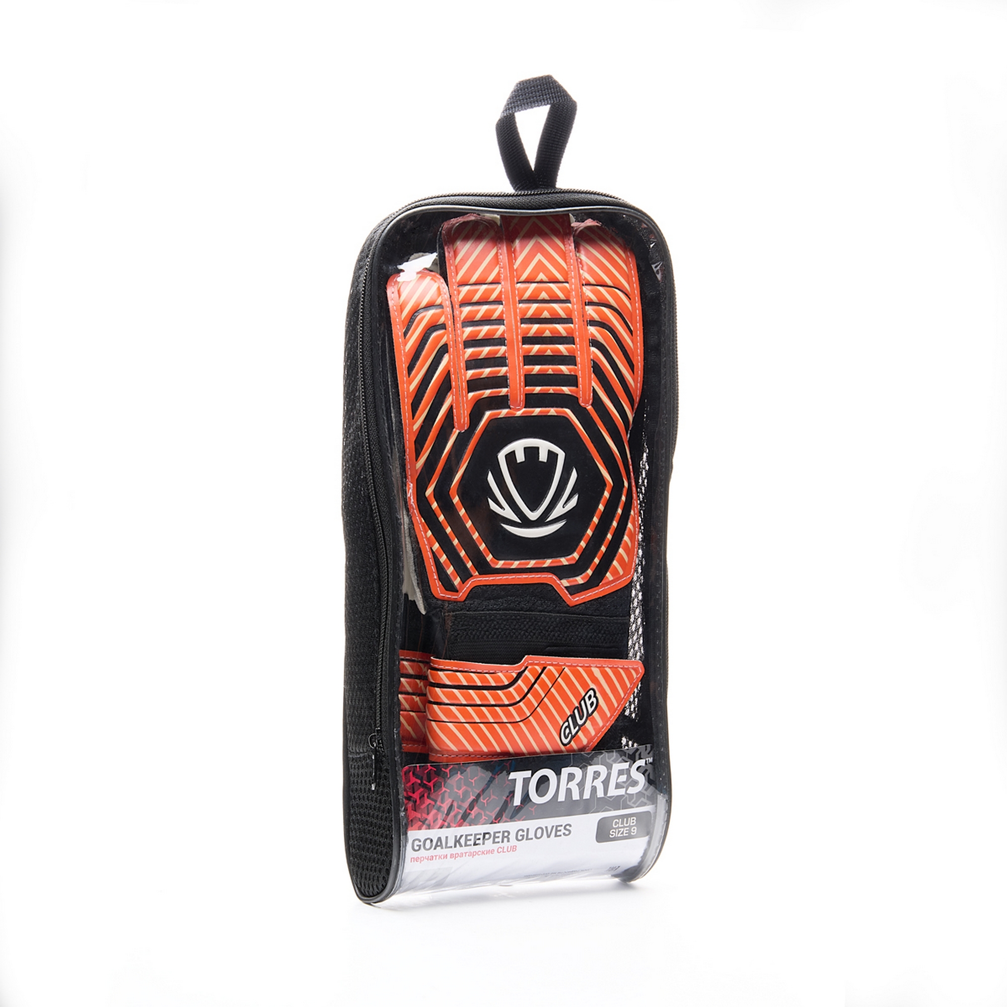 Перчатки вратарские Torres Club FG0523505 черно-оранжевый