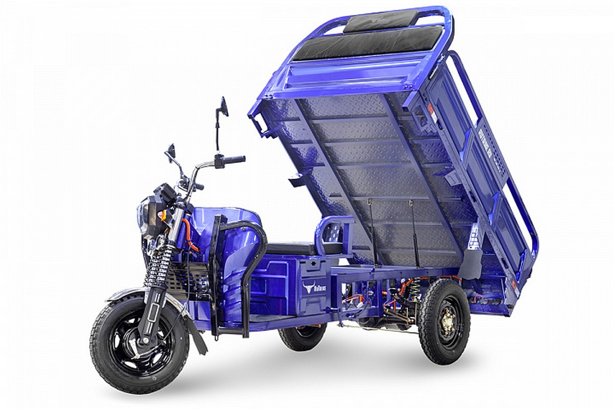 Грузовой электрический трицикл RuTrike D4 1800 60V1200W 021494-1980 зеленый