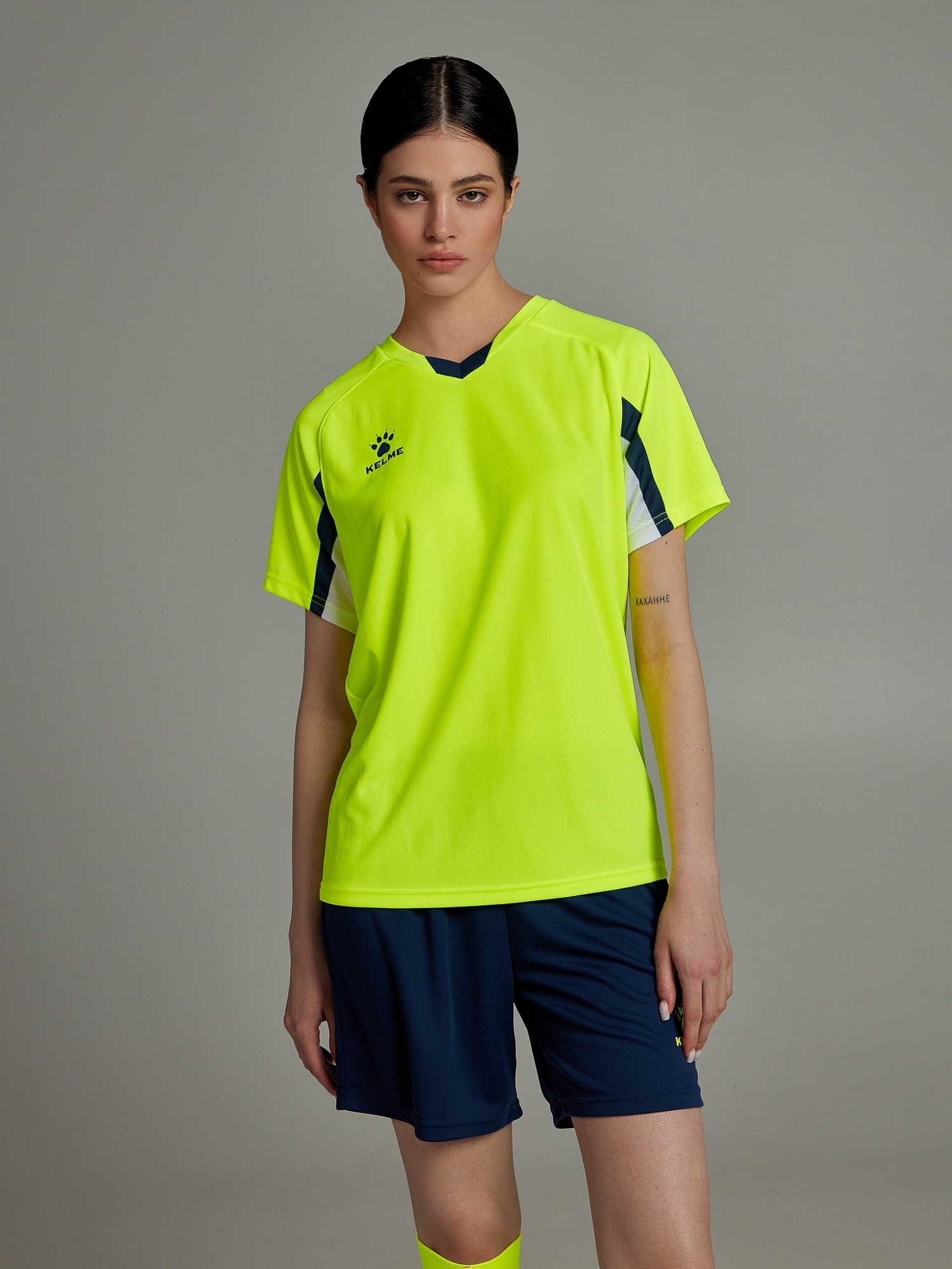 Футбольная форма Kelme Short-Sleeved Football Suit 8251ZB1002-904 Light Green\Blue