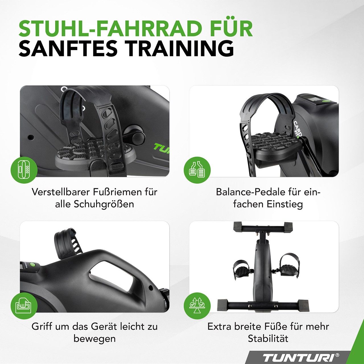 Мини-велотренажер магнитный Tunturi Cardio Fit M40 23TCFM4000