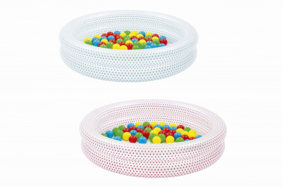 Детский надувной бассейн с мячами Play Pool, 91x20см Bestway 51141