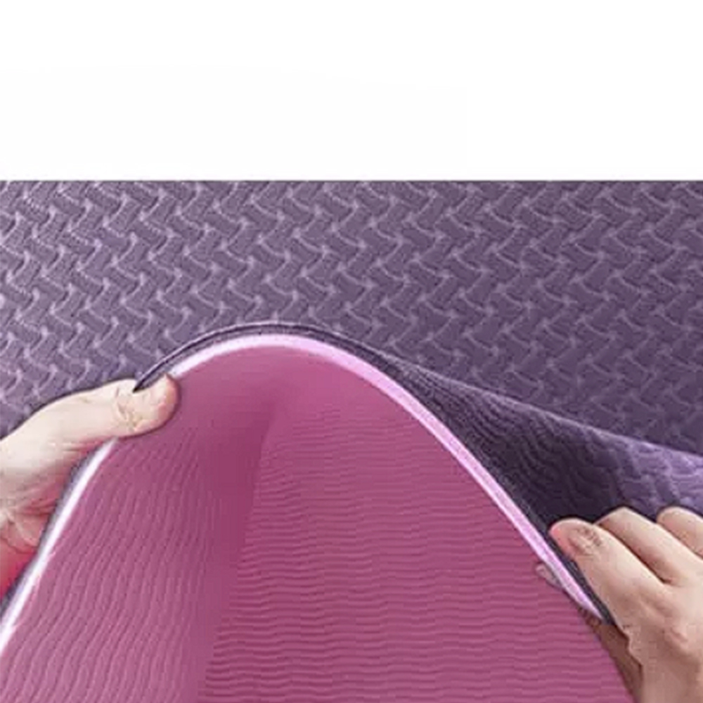 Коврик для йоги TPE 6 мм Двухсторонний (с люверсами) Hasttings Digger HD22D1C-Purple Фиолетовый