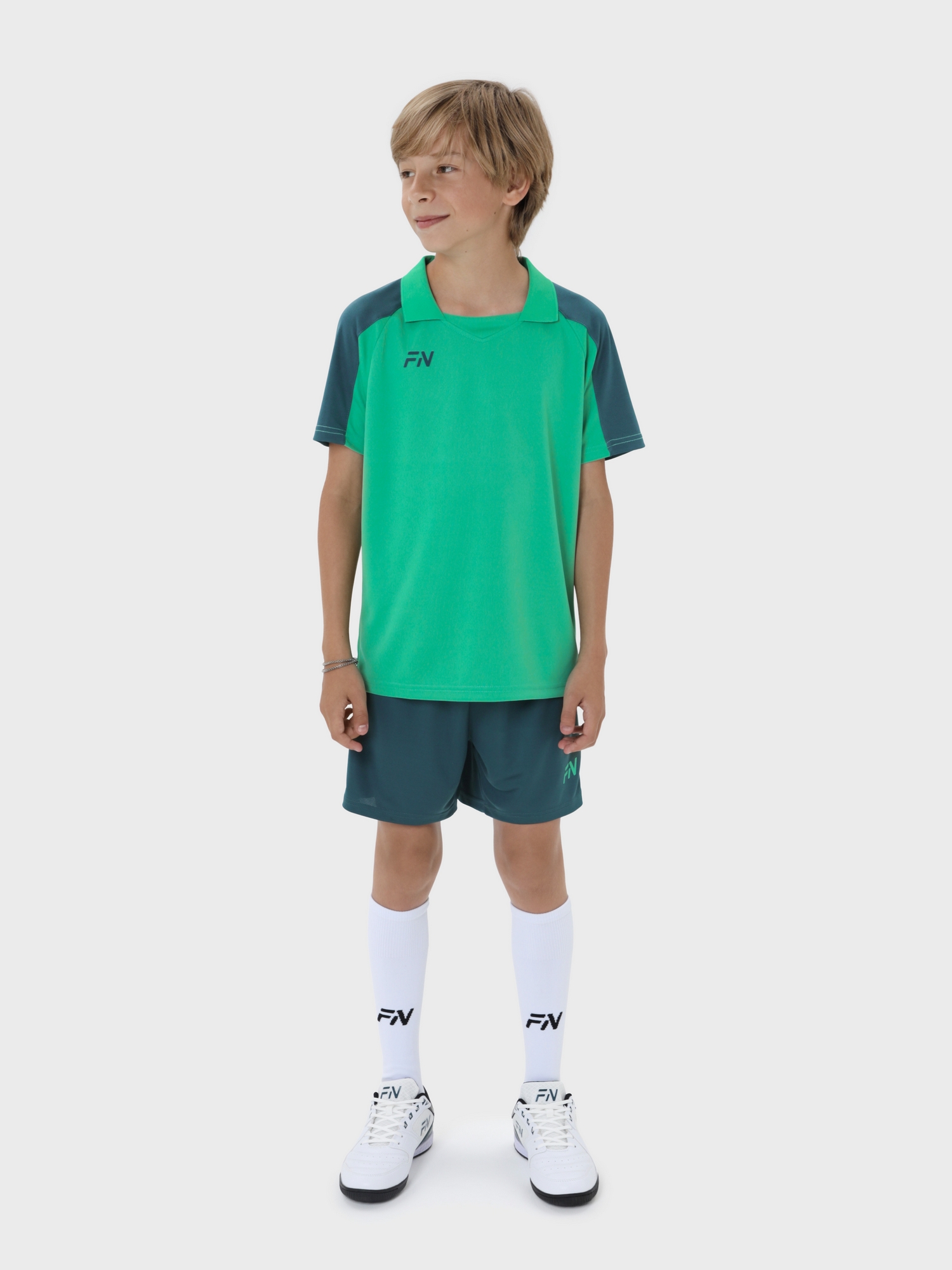 Детская футбольная форма FN Phantom Kid KFN4261022-329 Mint\Dark Green