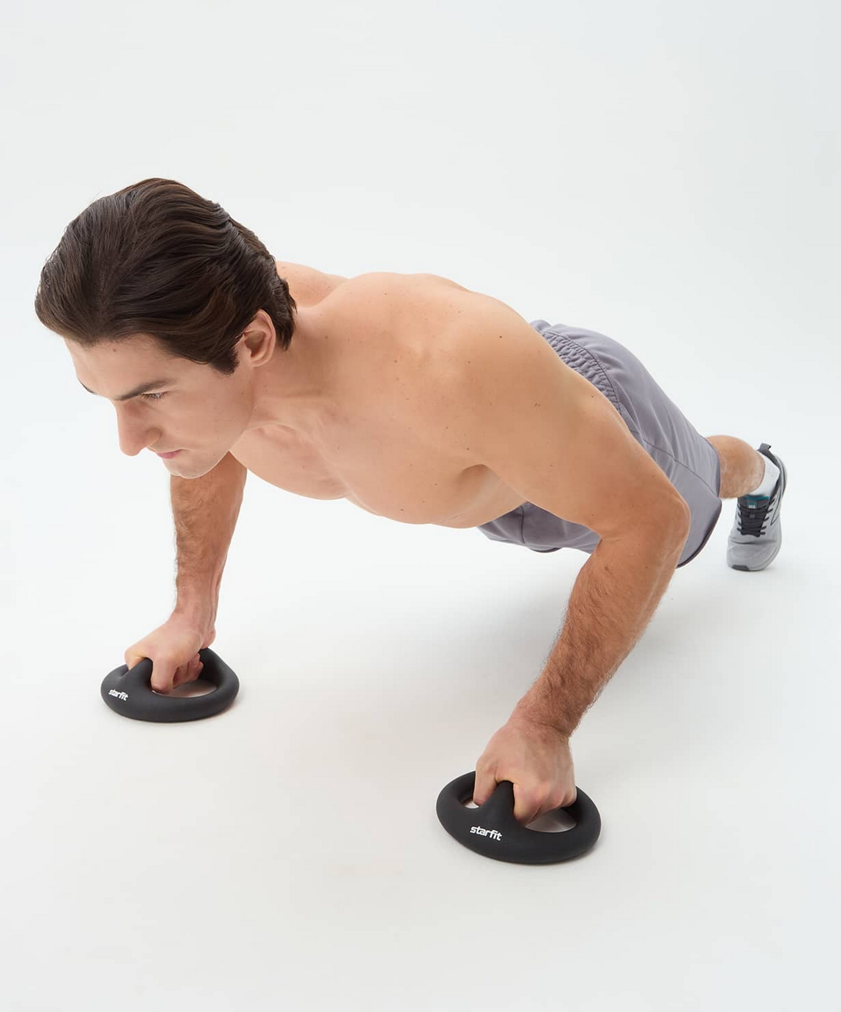 Гантели-упоры для отжиманий 2,5кг Star Fit DB-801 черный
