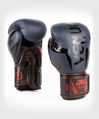 Перчатки Venum Elite 1392-575-10oz синий\черный\красный