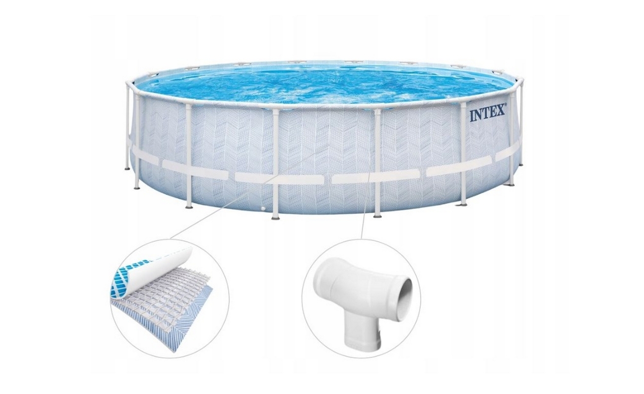 Каркасный бассейн 488х122см Intex Prism Frame (комплект) 26746