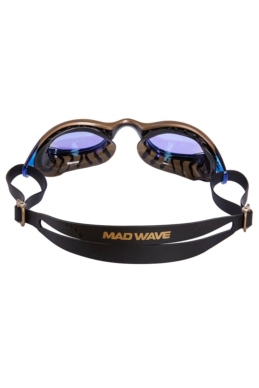 Очки для плавания Mad Wave Hydro flex rainbow M0424 16 0 01W черный