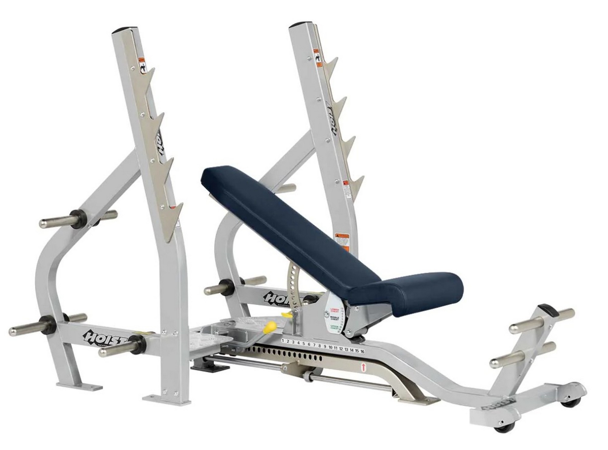Олимпийская скамья с регулировкой наклона Hoist CF-2179 | Premium Fitness