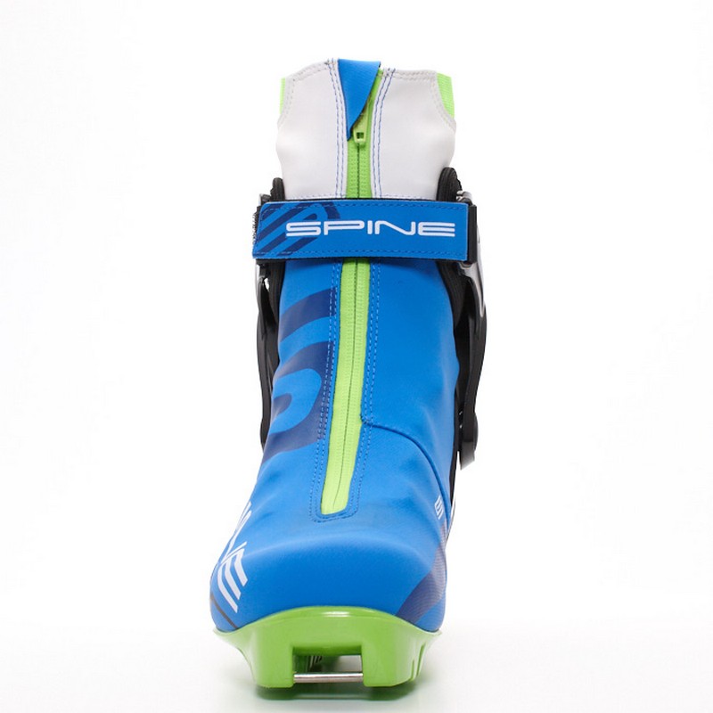 Лыжные ботинки SNS Spine Concept Skate 496 синий/черный/салатовый