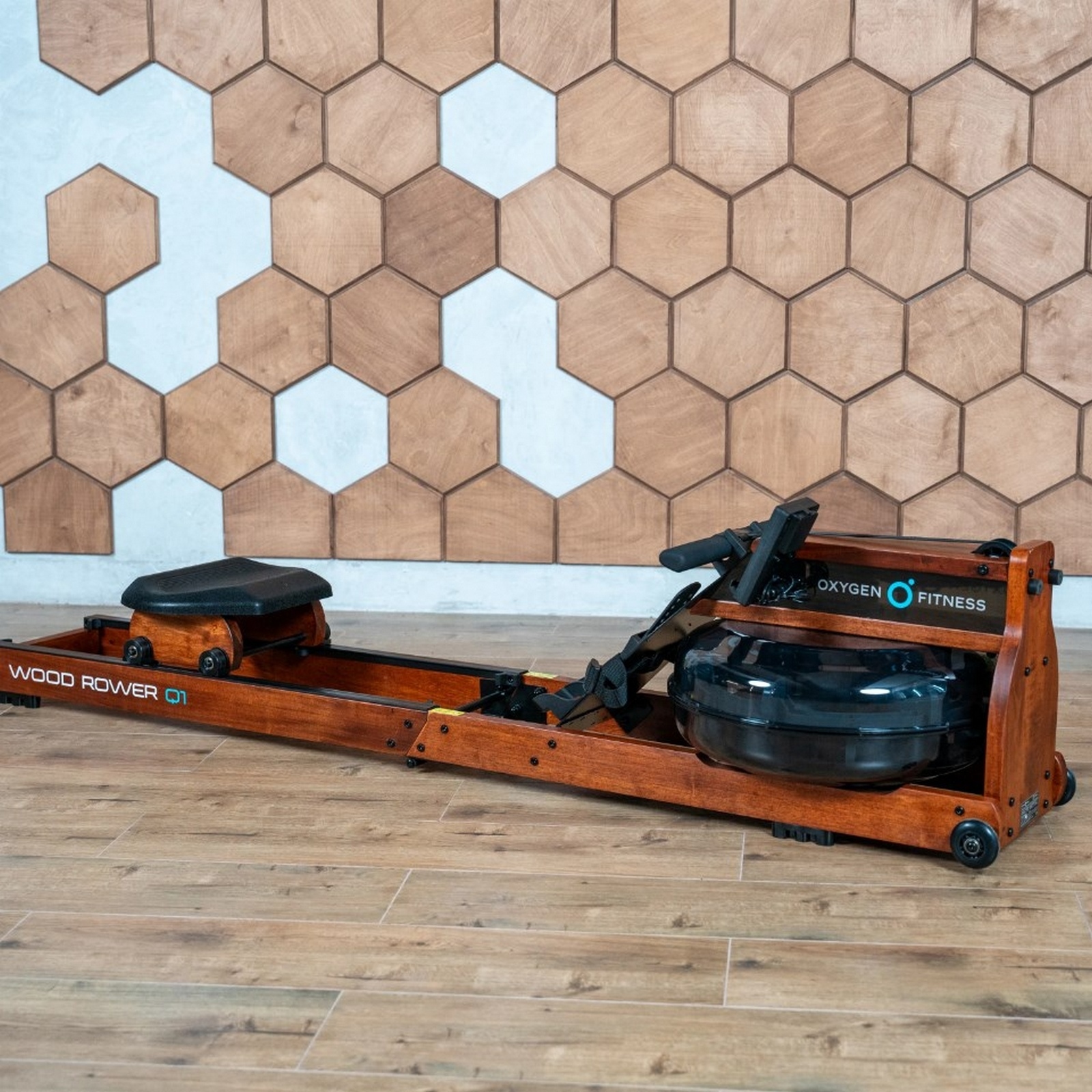 Гребной тренажер домашний Oxygen Fitness WOOD ROWER Q1