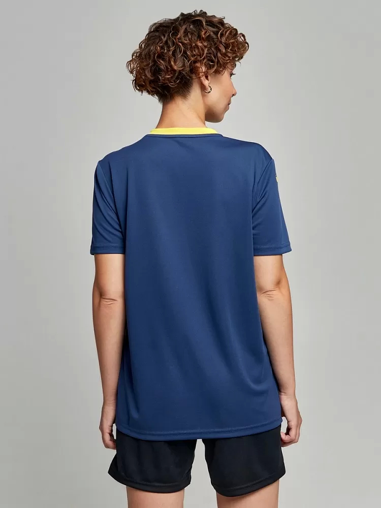 Футбольная форма Kelme Short-Sleeved Football Suit 8251ZB1003-416 Dark Blue\Black