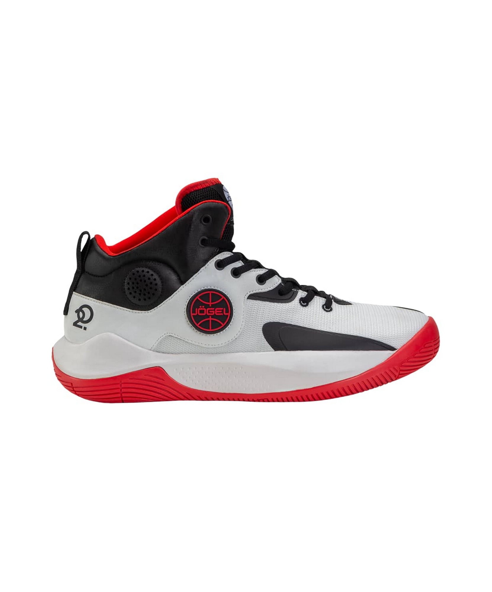 Кроссовки баскетбольные Jogel Launch MID, White\black\red