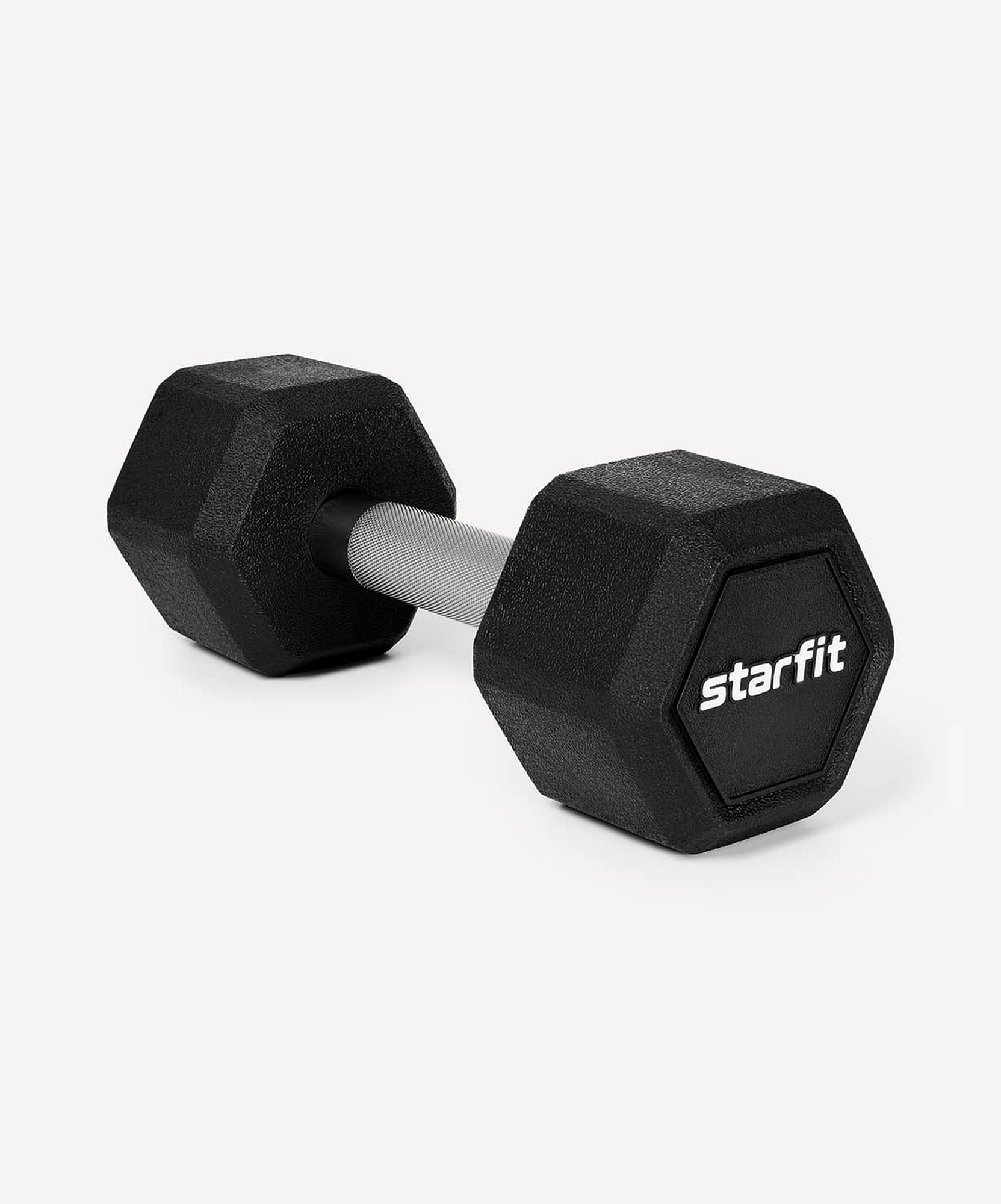 Гантель гексагональная 8кг, обрезиненная Star Fit DB-301PRO черный