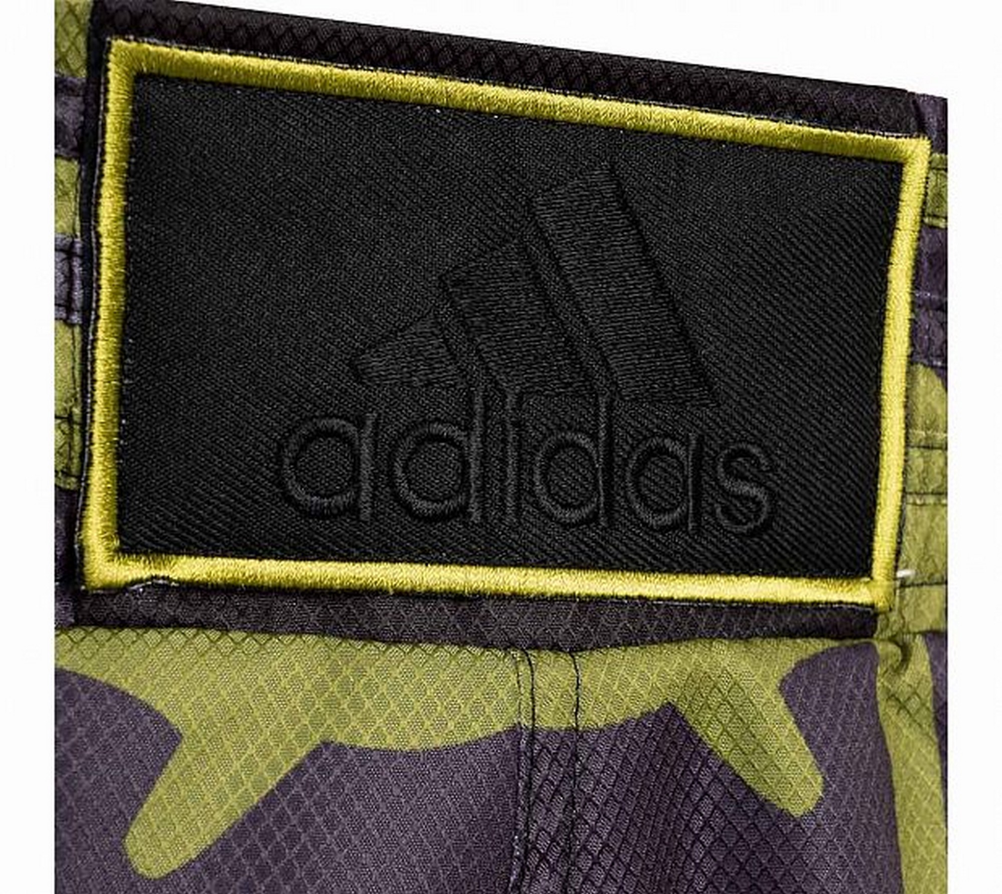 Шорты для кикбоксинга Adidas Kick Boxing Short Micro Diamond adiSKB02 зелено-черный
