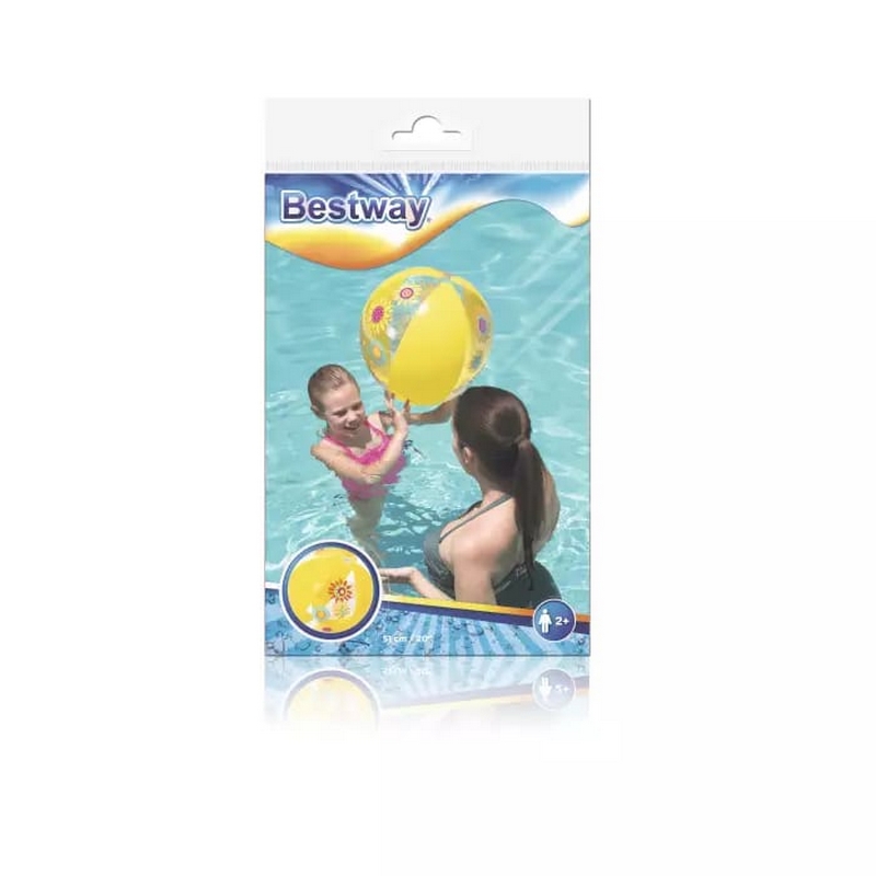 Мяч надувной Bestway 31036 разноцветный