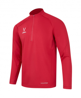 Джемпер ветрозащитный Jogel PREMIER PerFormPROOF 1/4 Zip Wind Top, красный