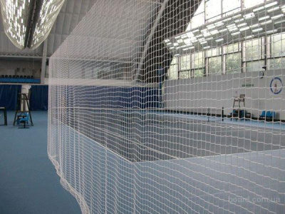 Сетка заградительная яч.20*20 нить 2,0 мм (белый) (капрон) ПА Zavodsporta