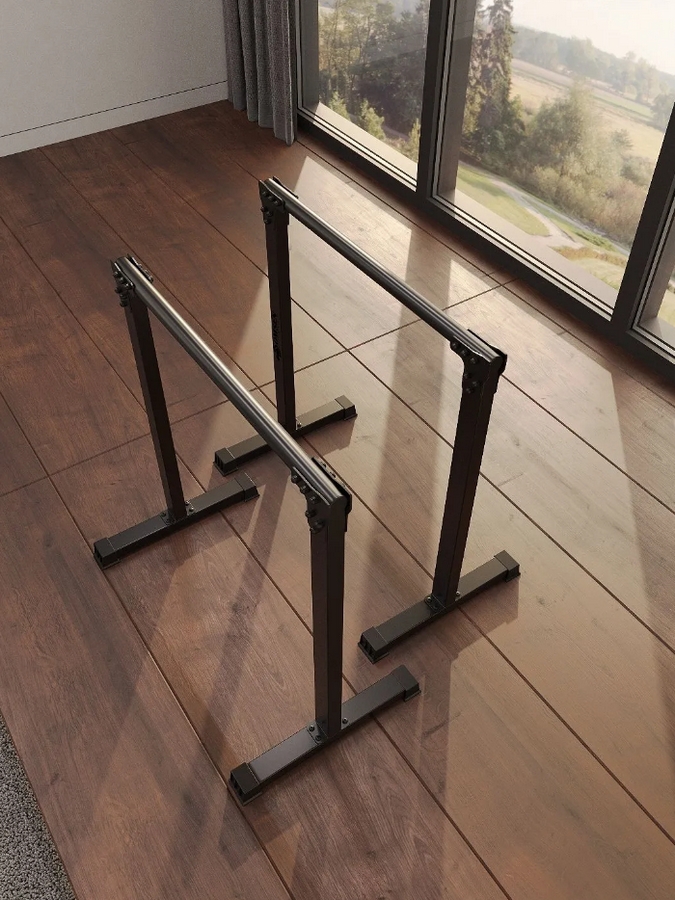 Брусья напольные хайлетсы Domsen Fitness Ds48 BLACK