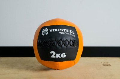 Медбол детский YouSteel 2кг, D254мм