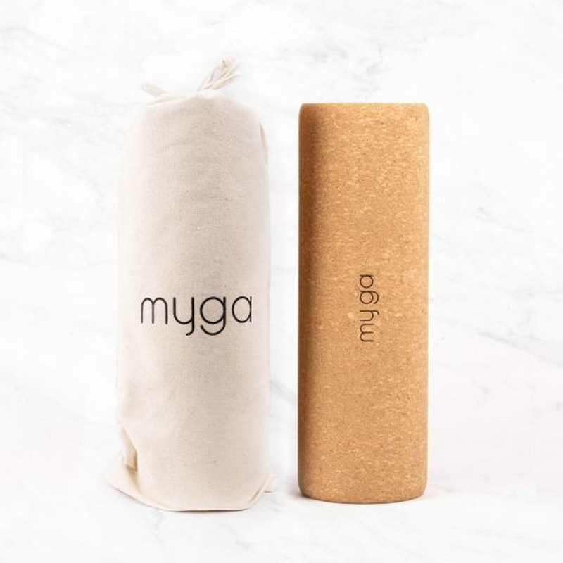 Массажный ролик 30х10x10см Myga Cork Massage Roller RY1348 пробка