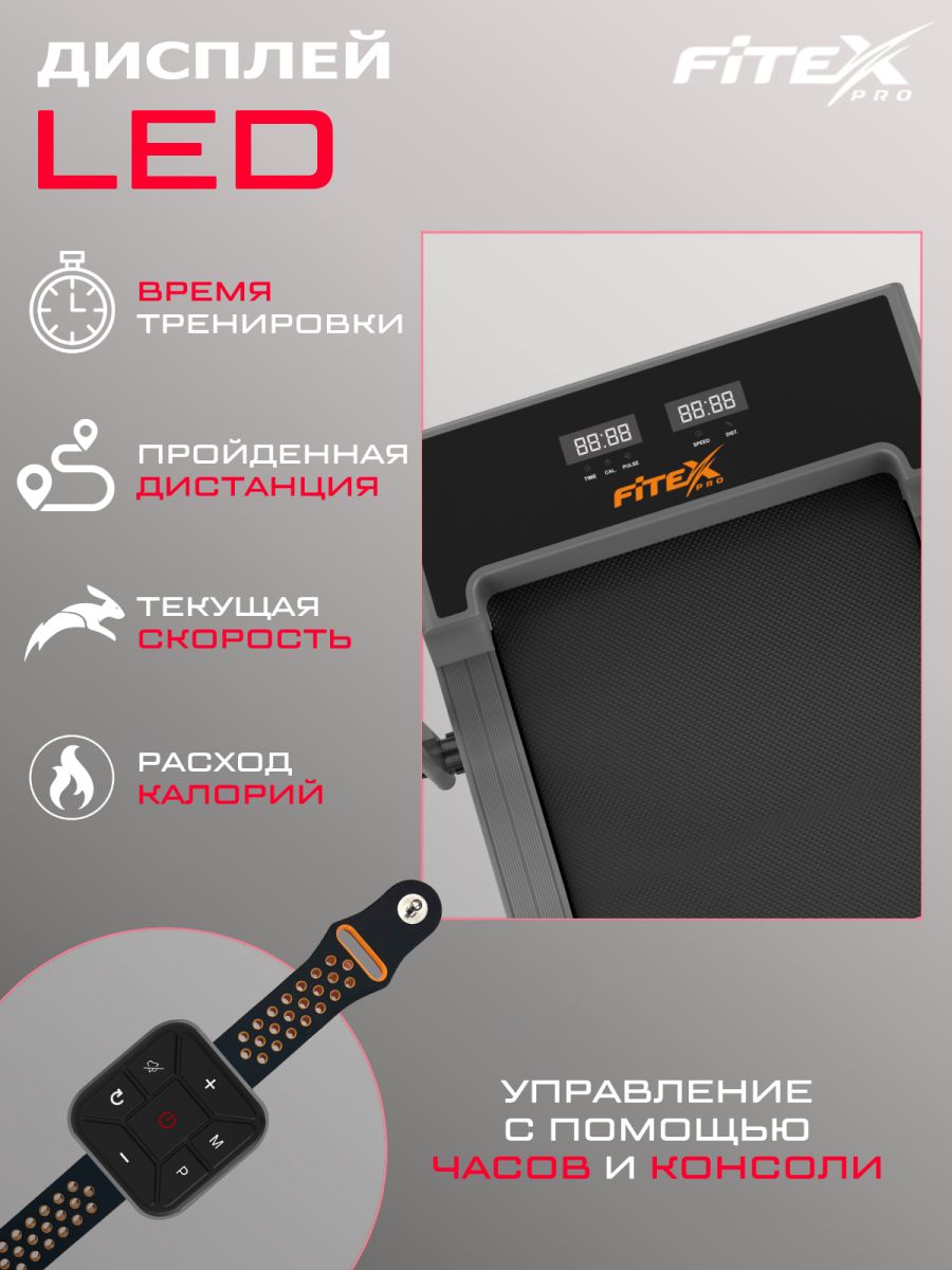 Электрическая беговая дорожка Fitex Pro WINGED