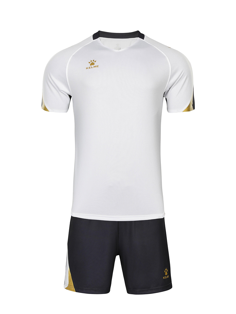 Футбольная форма Kelme Short-Sleeved Football Suit 8151ZB1004-100 White\Black