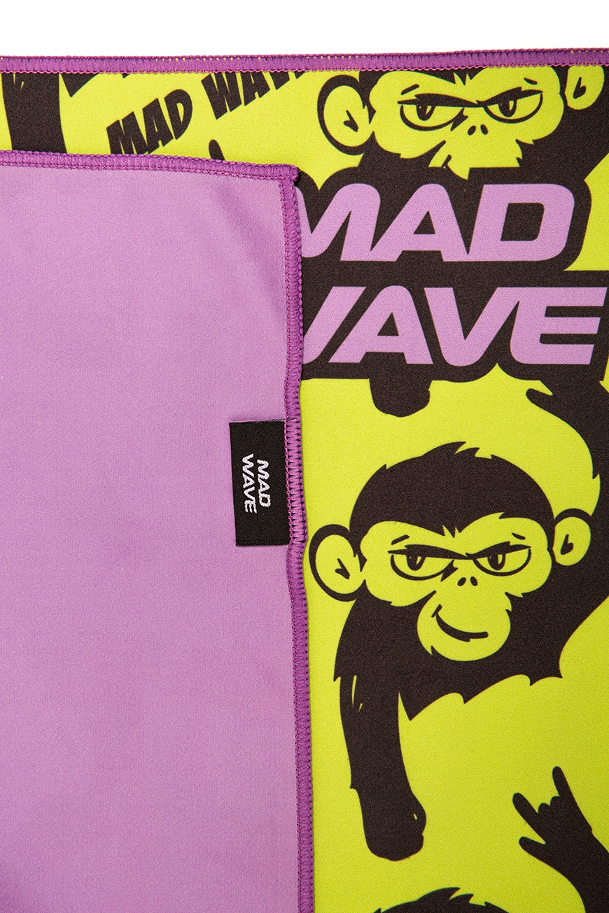 Полотенца Mad Wave Microfiber towel Monkeys M0764 16 0 10W зеленый